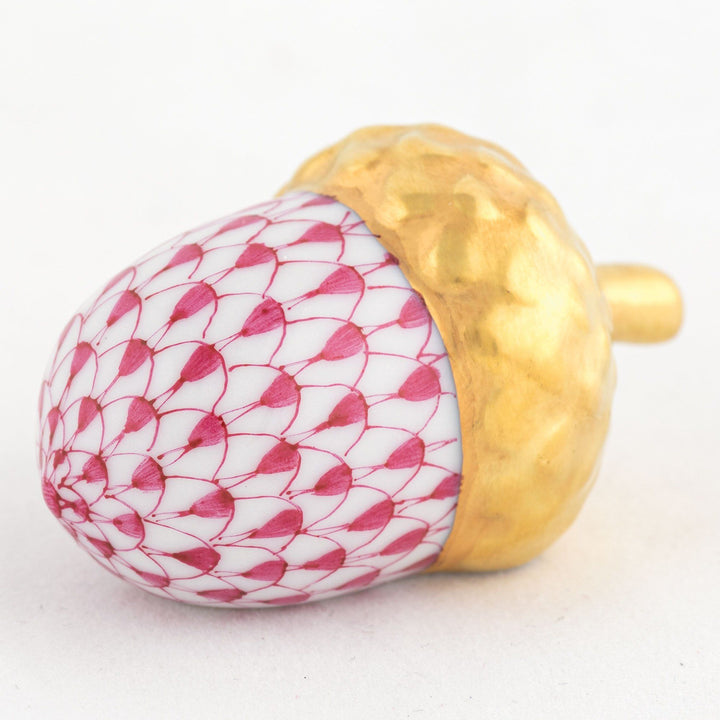 Herend Acorn Figurines Herend Raspberry (Pink) 
