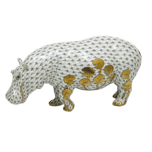 Herend Hippopotamus - Limited Edition Figurines Herend 