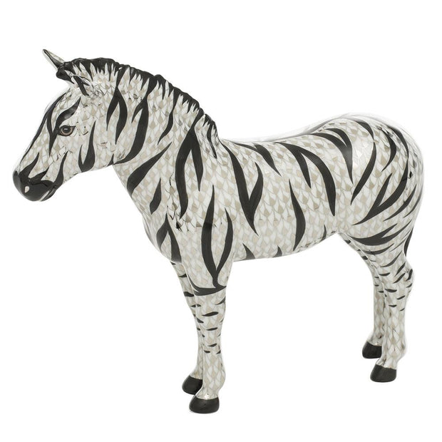 Herend Large Zebra - Limited Edition Figurines Herend 
