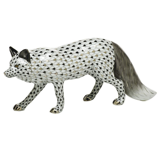 Herend Silver Fox - Limited Edition Figurines Herend 