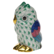 Herend Owl Miniature Figurines Herend Green 