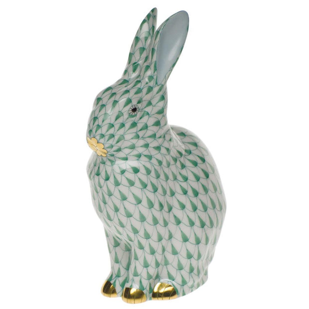 Herend Rabbit Figurines Herend Green 