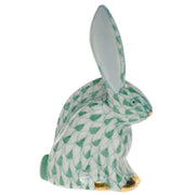 Herend Rabbit Miniature Figurines Herend Green 