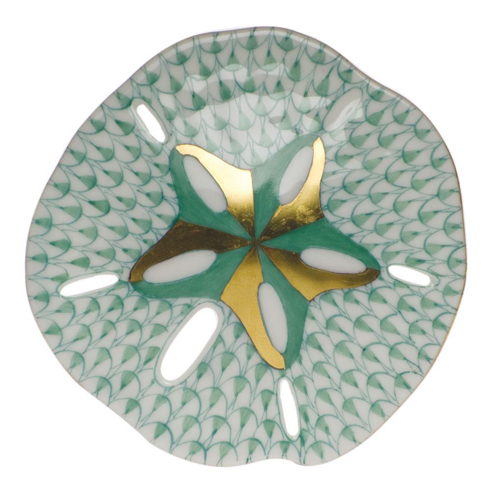 Herend Sand Dollar Figurines Herend Green 