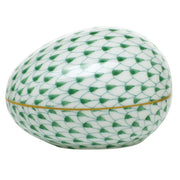 Herend Large Egg Figurines Herend Green 