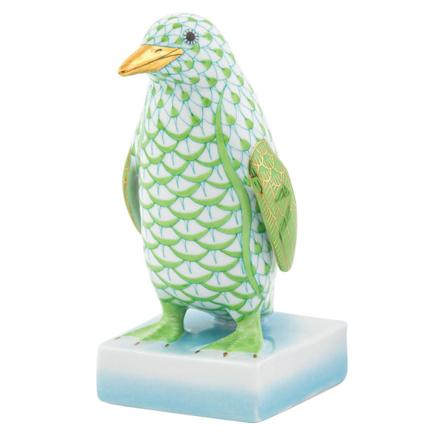 Herend Penguin Figurines Herend Lime Green 