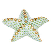 Herend Puffy Starfish Figurines Herend Lime Green 