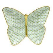 Herend Butterfly Dish Figurines Herend Lime Green 