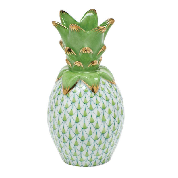 Herend Small Pineapple Figurines Herend Lime Green 