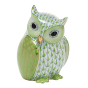 Herend Mother Owl Figurines Herend Lime Green 