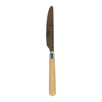 Vietri Albero Place Knife Flatware Vietri Oak 