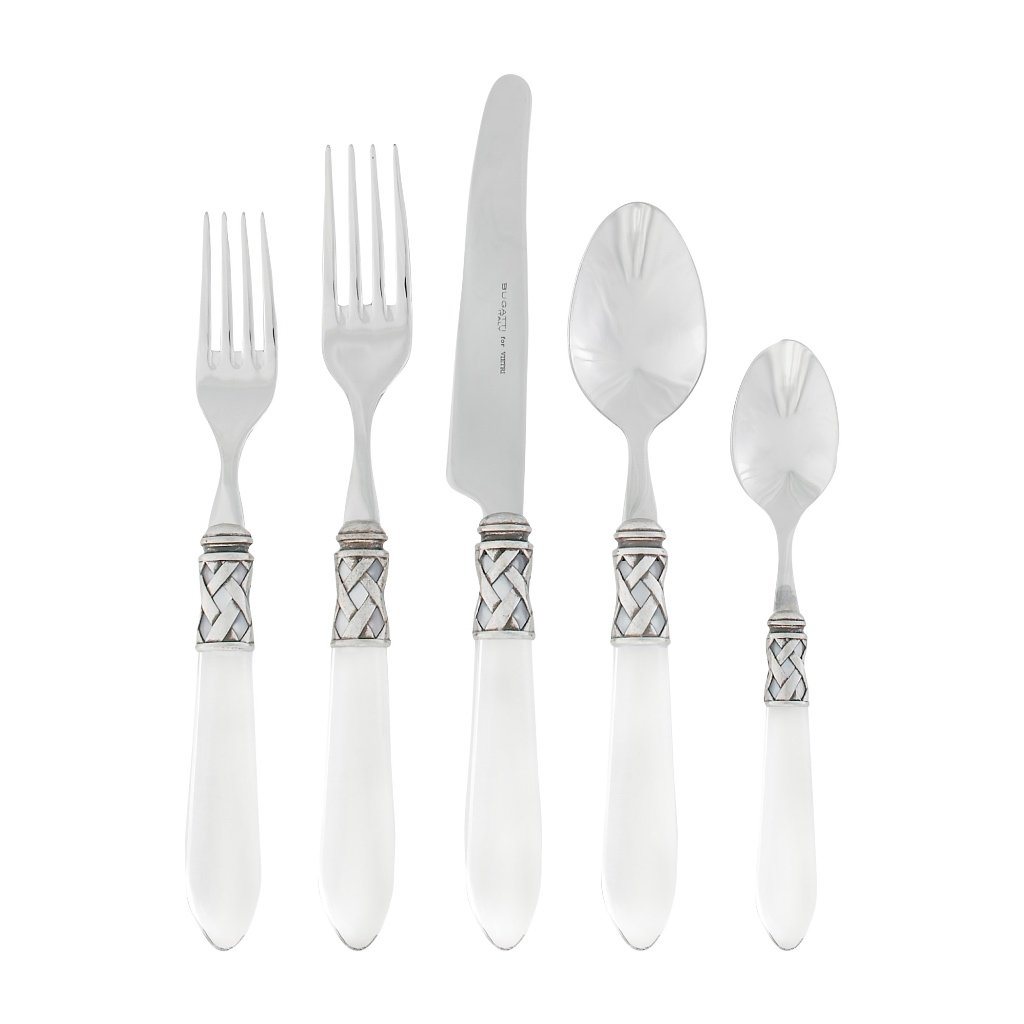 Vietri Aladdin Antique Five-Piece Place Setting Dinnerware Vietri Clear 