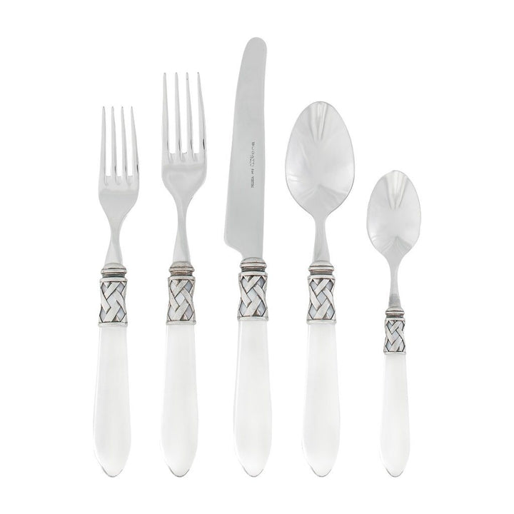 Vietri Aladdin Antique Five-Piece Place Setting Dinnerware Vietri Clear 