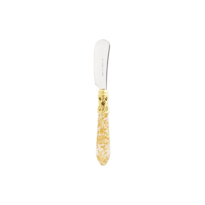 Vietri Aladdin Brilliant Small Spreader Dinnerware Vietri Gold Fleck 