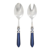 Vietri Aladdin Antique Salad Server Set Dinnerware Vietri Blue 