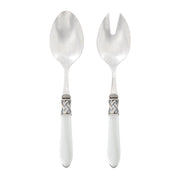 Vietri Aladdin Antique Salad Server Set Dinnerware Vietri Clear 