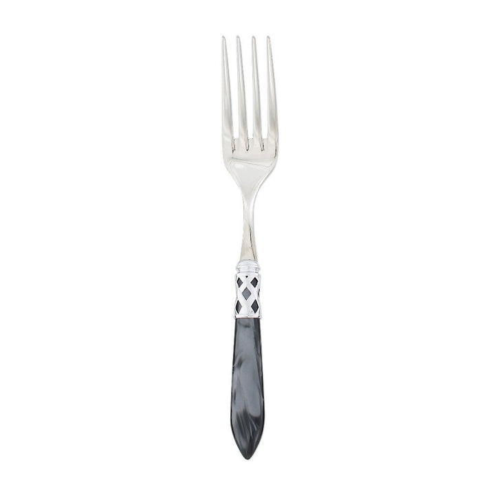 Vietri Aladdin Brilliant Serving Fork Dinnerware Vietri Charcoal 