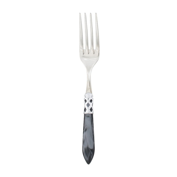 Vietri Aladdin Brilliant Serving Fork Dinnerware Vietri Charcoal 