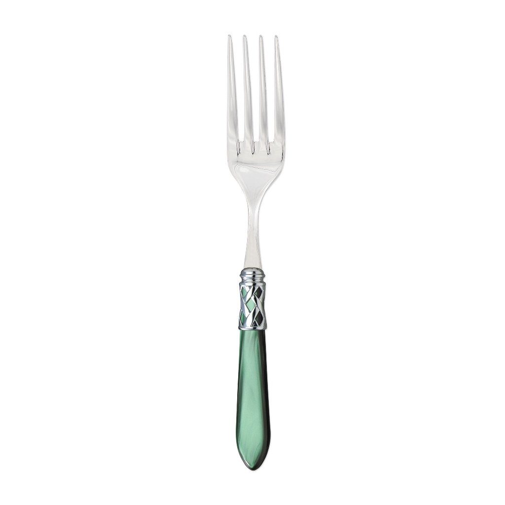 Vietri Aladdin Brilliant Serving Fork Dinnerware Vietri Green 