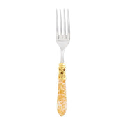 Vietri Aladdin Brilliant Serving Fork Dinnerware Vietri Gold Fleck 
