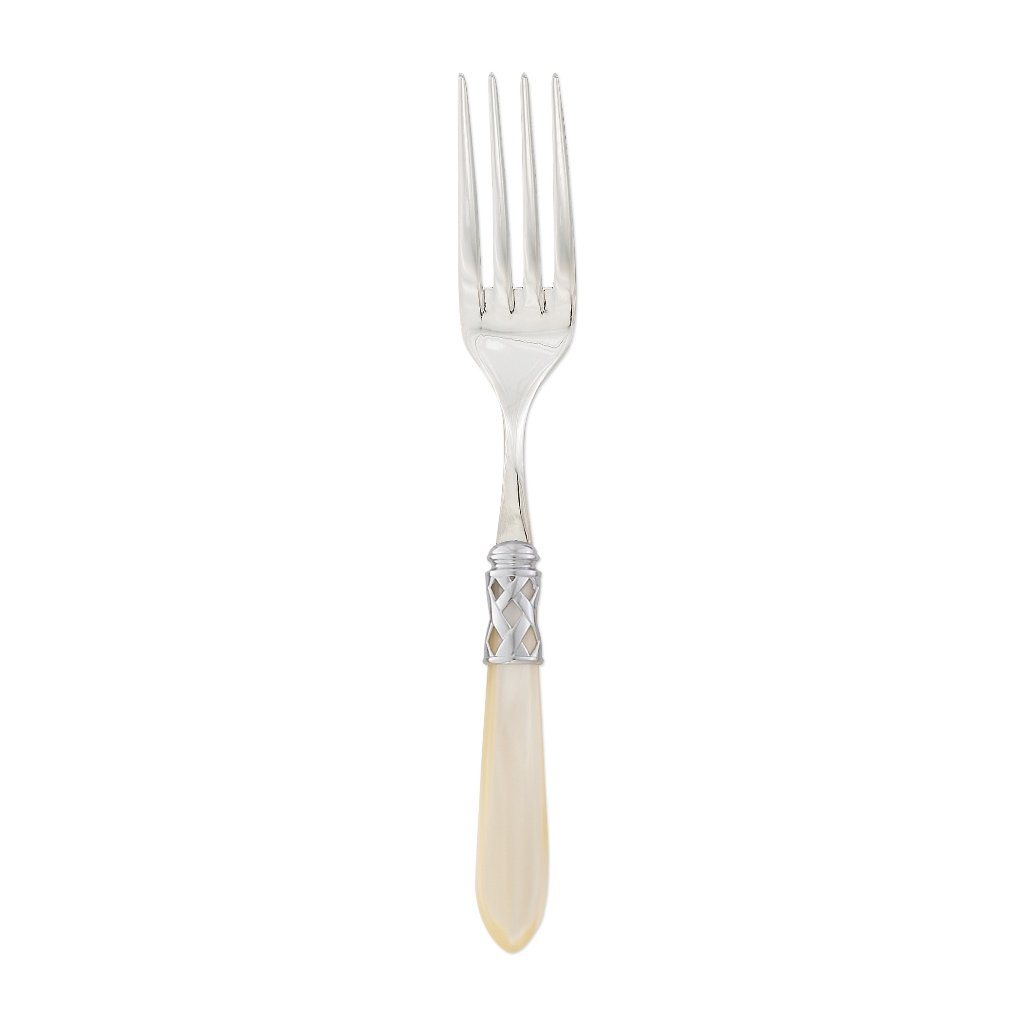 Vietri Aladdin Brilliant Serving Fork Dinnerware Vietri Ivory 