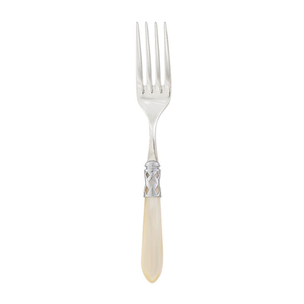 Vietri Aladdin Brilliant Serving Fork Dinnerware Vietri Ivory 