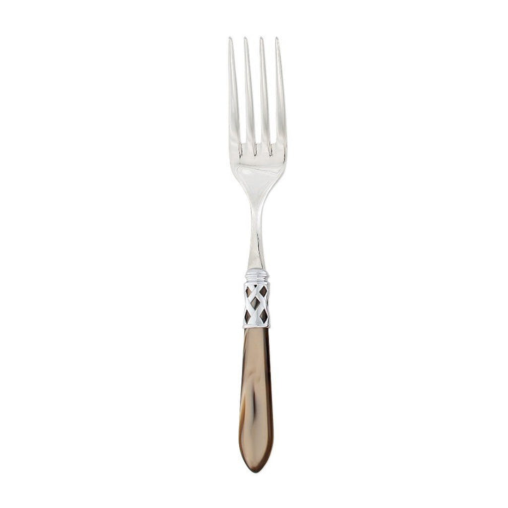 Vietri Aladdin Brilliant Serving Fork Dinnerware Vietri Taupe 