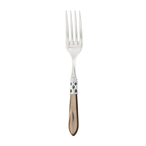 Vietri Aladdin Brilliant Serving Fork Dinnerware Vietri Taupe 