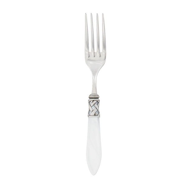 Vietri Aladdin Antique Serving Fork Dinnerware Vietri White 