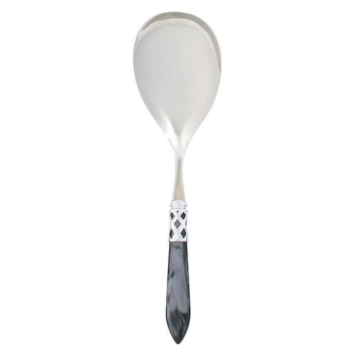 Vietri Aladdin Brilliant Serving Spoon Dinnerware Vietri Charcoal 