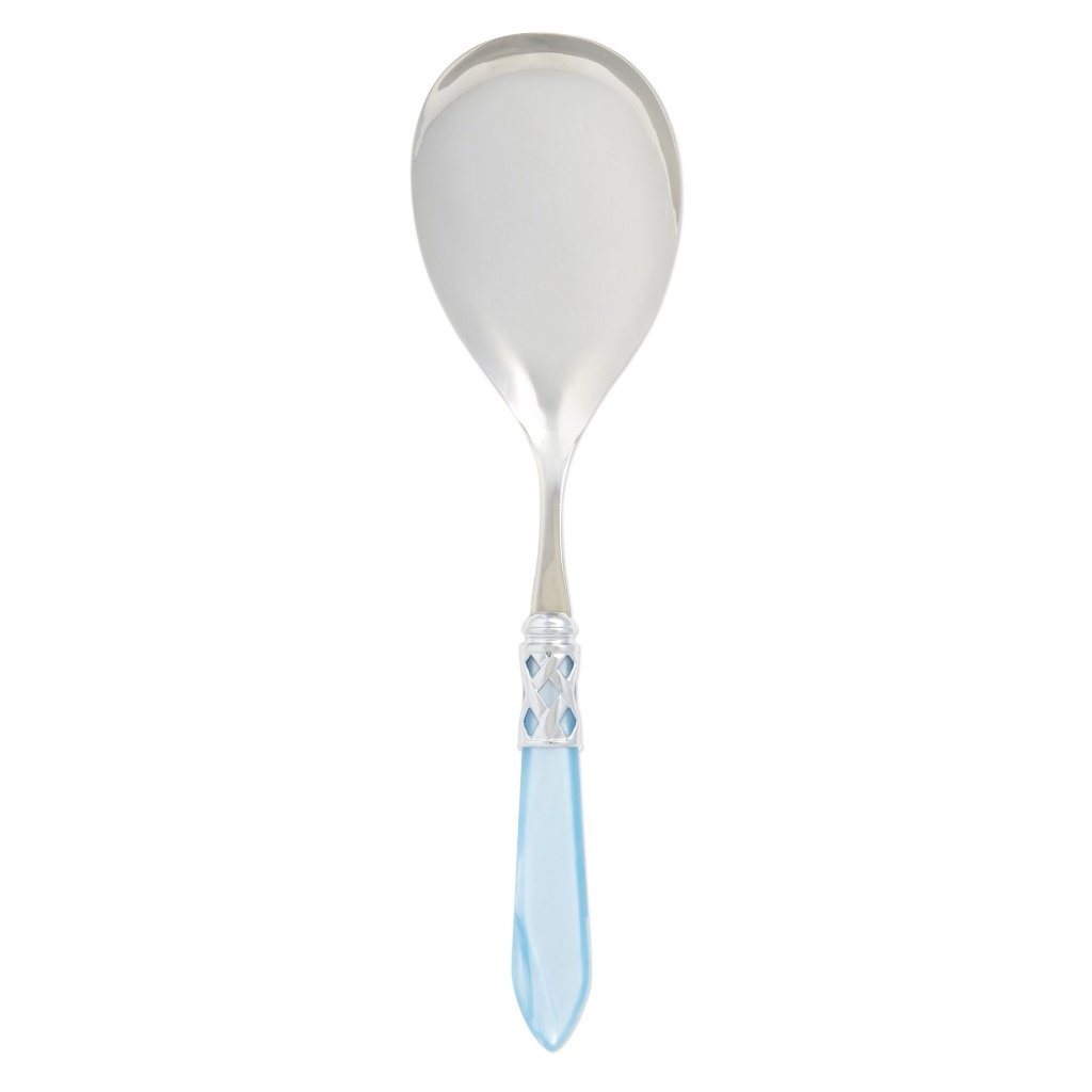 Vietri Aladdin Brilliant Serving Spoon Dinnerware Vietri Light Blue 