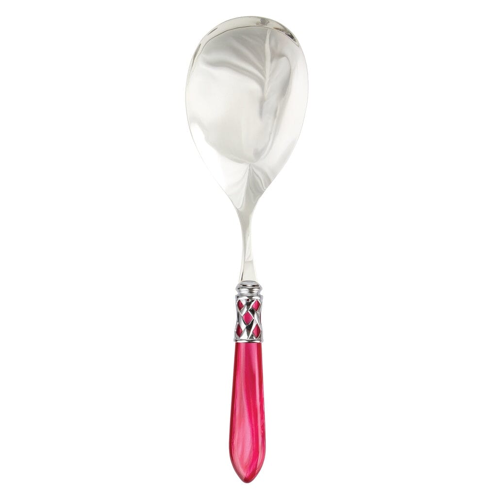 Vietri Aladdin Brilliant Serving Spoon Flatware Vietri Raspberry 
