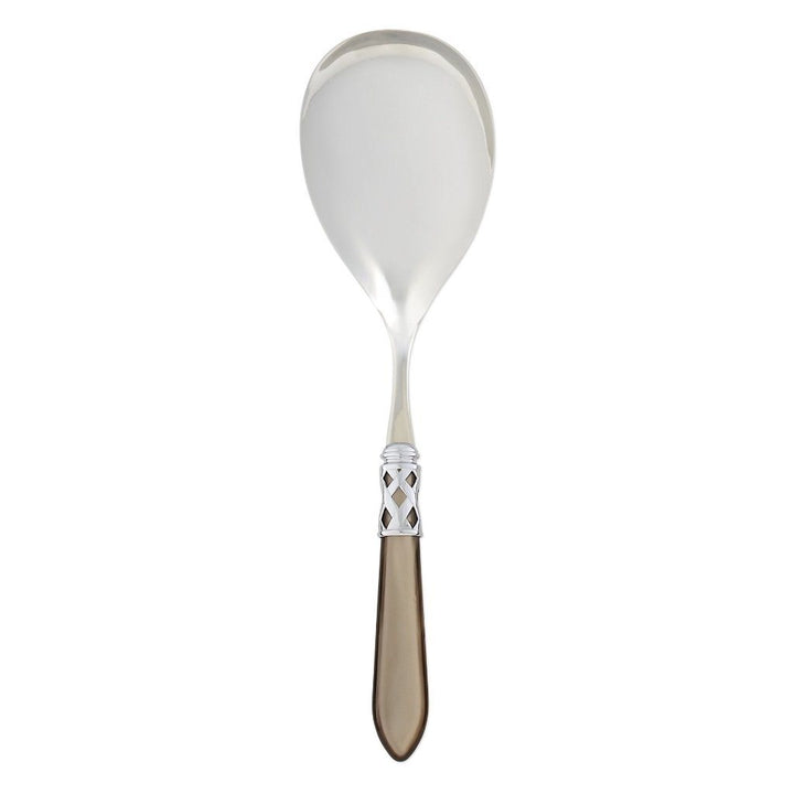 Vietri Aladdin Brilliant Serving Spoon Dinnerware Vietri Taupe 