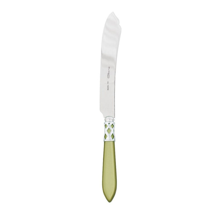 Vietri Aladdin Brilliant Cake Knife Dinnerware Vietri Chartreuse 