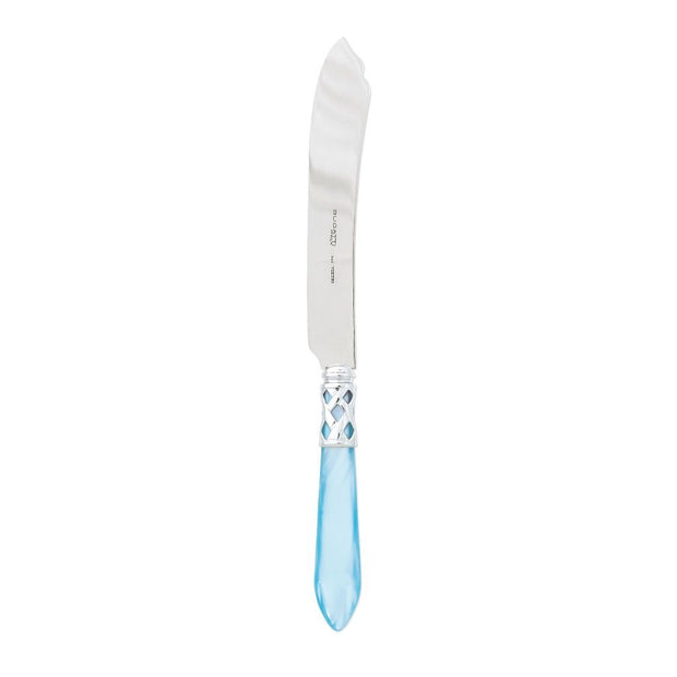Vietri Aladdin Brilliant Cake Knife Dinnerware Vietri Light Blue 