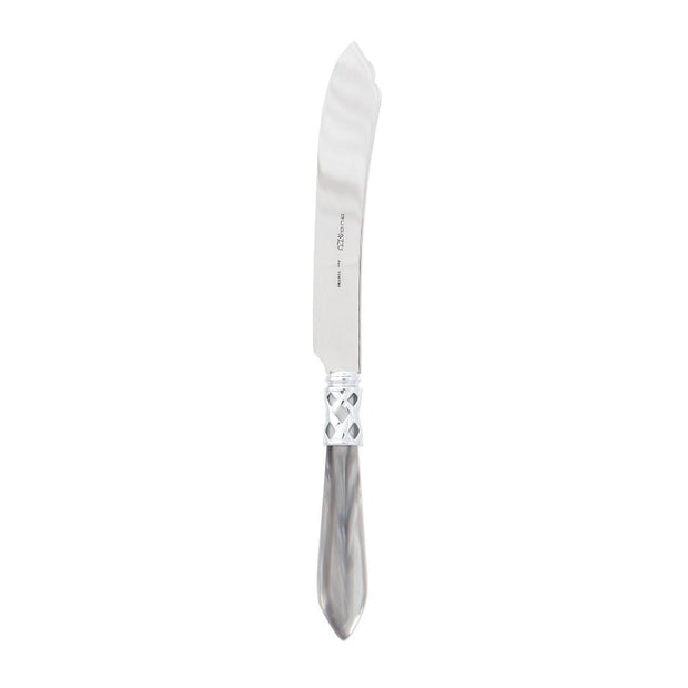 Vietri Aladdin Brilliant Cake Knife Dinnerware Vietri Light Gray 