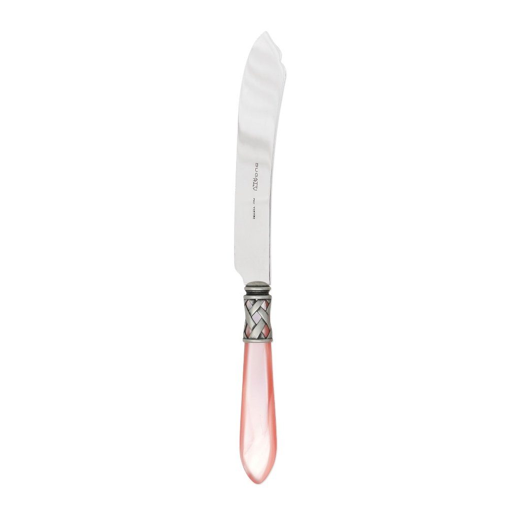 Vietri Aladdin Antique Cake Knife Dinnerware Vietri Light Pink 