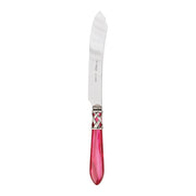Vietri Aladdin Antique Cake Knife Flatware Vietri Raspberry 