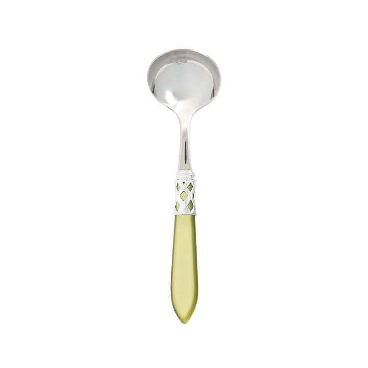 Vietri Aladdin Brilliant Sauce Ladle Dinnerware Vietri Chartreuse 