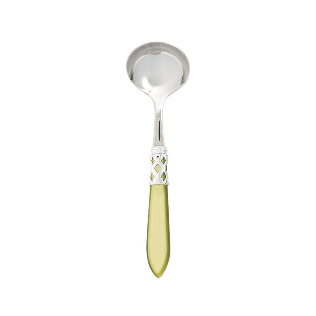 Vietri Aladdin Brilliant Sauce Ladle Dinnerware Vietri Chartreuse 
