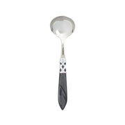 Vietri Aladdin Brilliant Sauce Ladle Dinnerware Vietri Charcoal 