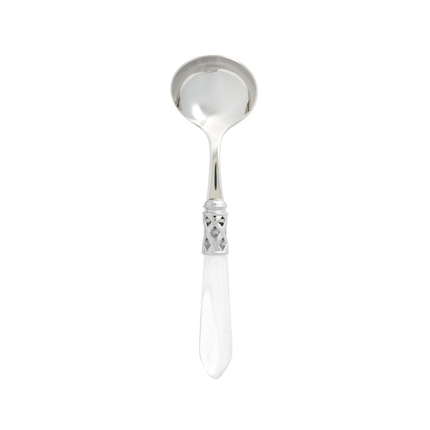 Vietri Aladdin Brilliant Sauce Ladle Dinnerware Vietri Clear 