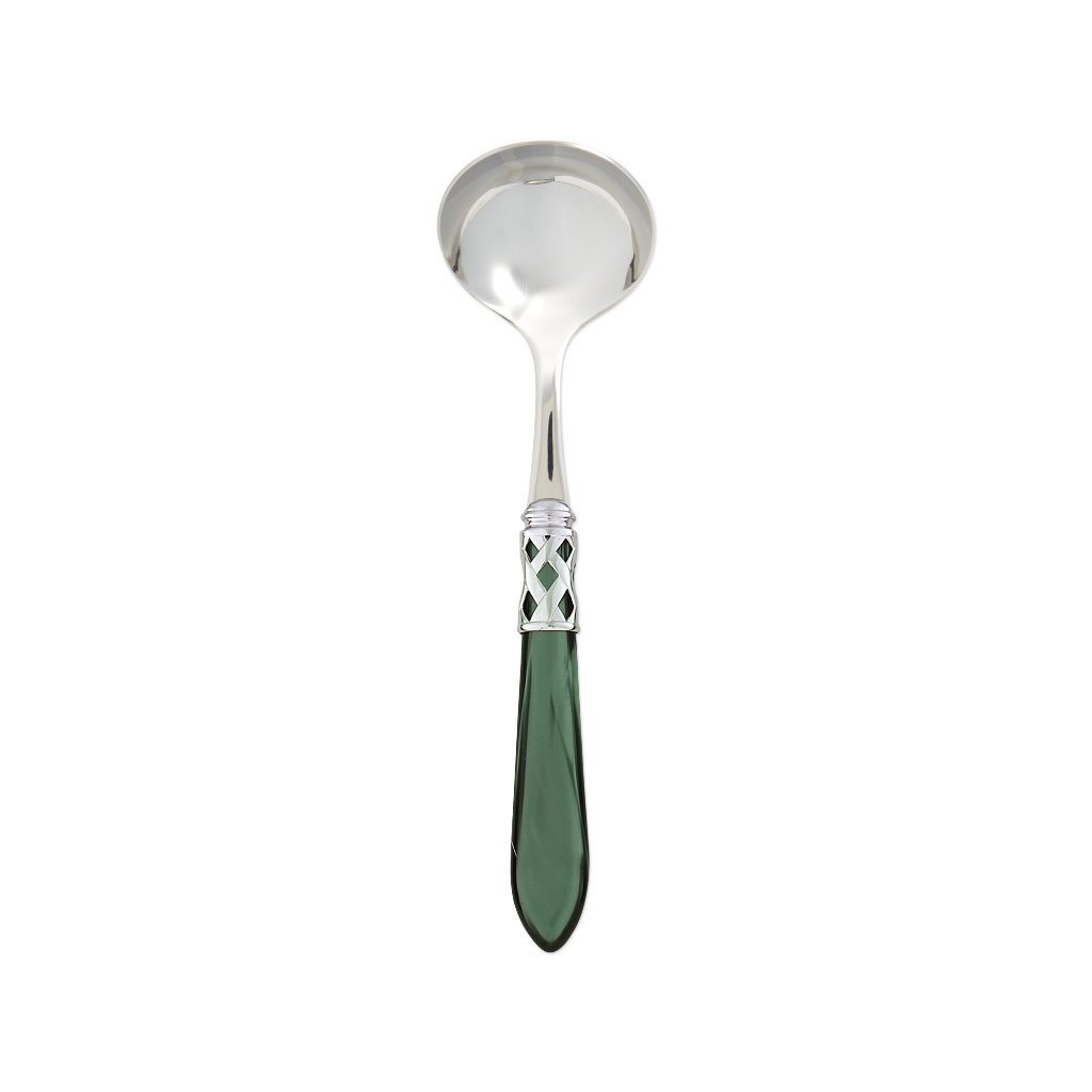Vietri Aladdin Brilliant Sauce Ladle Dinnerware Vietri Green 