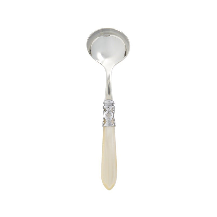 Vietri Aladdin Brilliant Sauce Ladle Dinnerware Vietri Ivory 