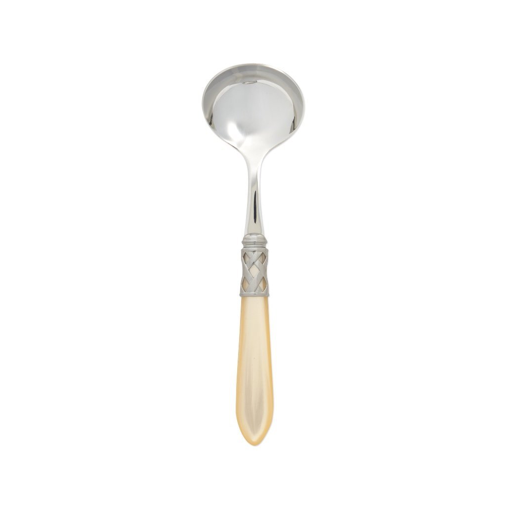 Vietri Aladdin Antique Sauce Ladle Dinnerware Vietri Ivory 