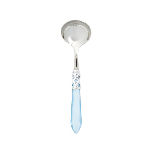 Vietri Aladdin Brilliant Sauce Ladle Dinnerware Vietri Light Blue 