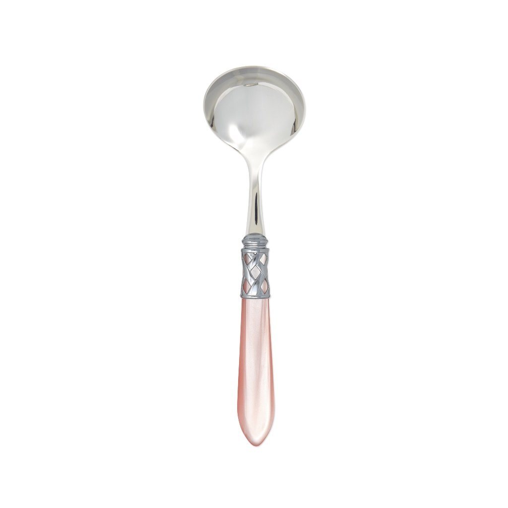 Vietri Aladdin Brilliant Sauce Ladle Dinnerware Vietri Light Pink 