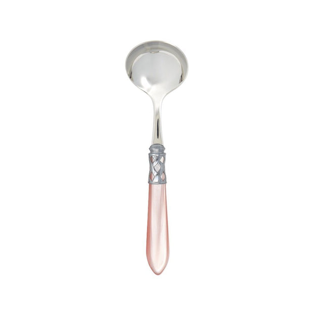 Vietri Aladdin Brilliant Sauce Ladle Dinnerware Vietri Light Pink 