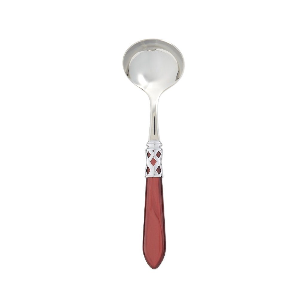 Vietri Aladdin Brilliant Sauce Ladle Dinnerware Vietri Red 