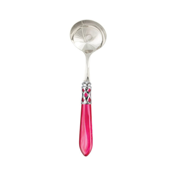 Vietri Aladdin Brilliant Sauce Ladle Flatware Vietri Raspberry 